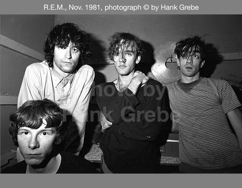 R.E.M. November 1981